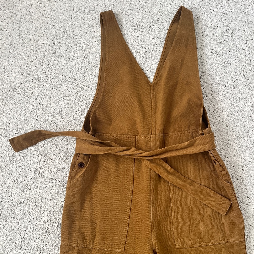 Alex Mill belted overalls khaki size medium